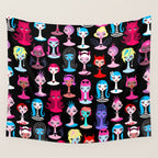 Punky Goth Dollies Wall Tapestry Gallery Image 4