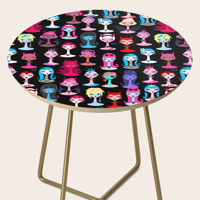 Punky Goth Dollies Side Table Gallery Image 2