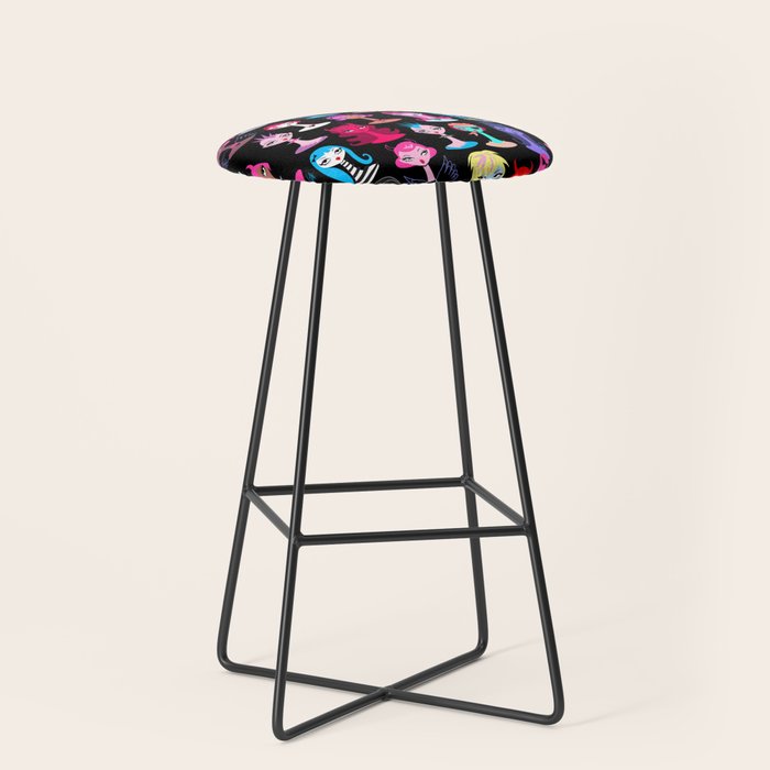 Punky Goth Dollies Stool Gallery Image 1