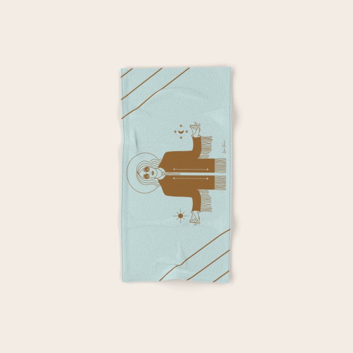 Queen of the Cosmos Bath Towel Gallery Image 1