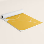 Nude in yellow 2 Yoga Mat Gallery Image 2