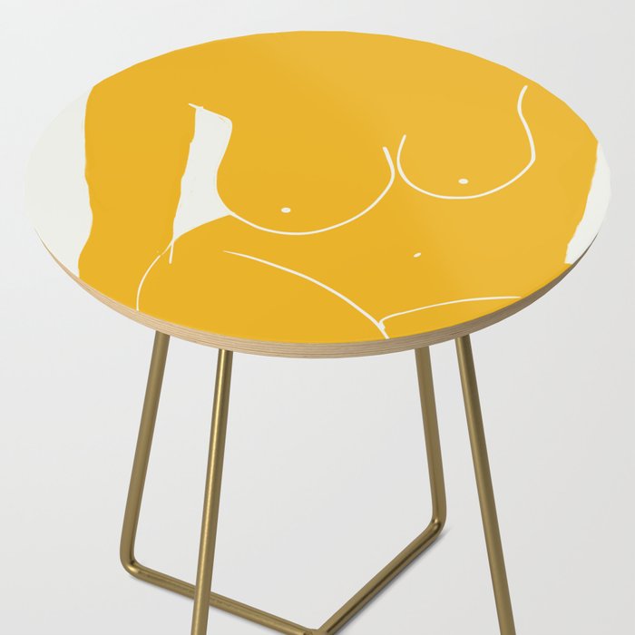 Nude in yellow 2 Side Table Gallery Image 2