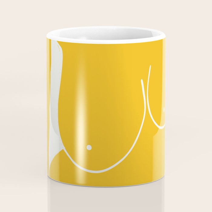 Nude in yellow 2 Coffee Mug Gallery Image 4
