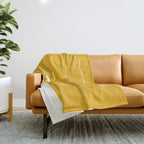 Nude in yellow 2 Throw Blanket Gallery Image 1