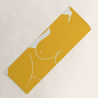 Nude in yellow 2 Yoga Mat Gallery Image 1