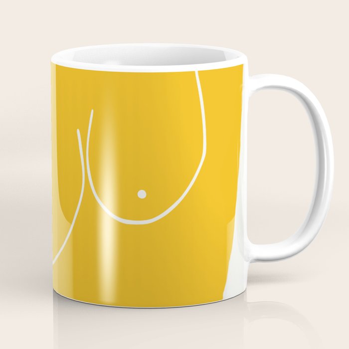Nude in yellow 2 Coffee Mug Gallery Image 1