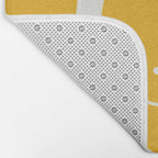Nude in yellow 2 Bath Mat Gallery Image 2