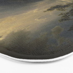 Puget Sound on the Pacific Coast (1870) - Albert Bierstadt Bath Mat Gallery Image 3