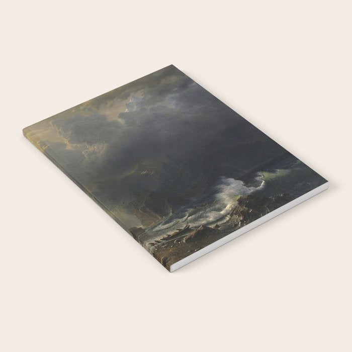 Puget Sound on the Pacific Coast (1870) - Albert Bierstadt Notebook Gallery Image 1