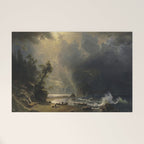 Puget Sound on the Pacific Coast (1870) - Albert Bierstadt Welcome Mat Gallery Image 1