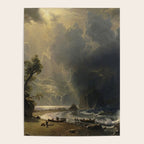 Puget Sound on the Pacific Coast (1870) - Albert Bierstadt Poster Gallery Image 4