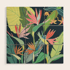 Tropical Bird of Paradise Wood Wall Art Gallery Image 1