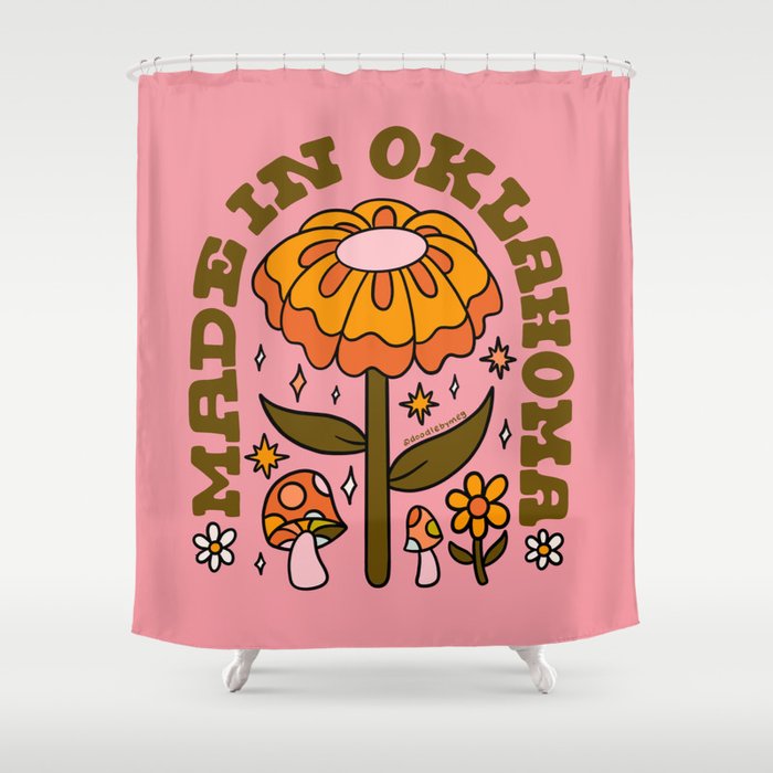 Made In Oklahoma Shower Curtain Gallery Image 1