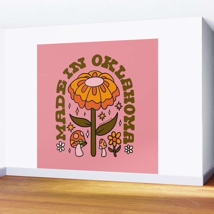 Made In Oklahoma Wall Mural Gallery Image 2