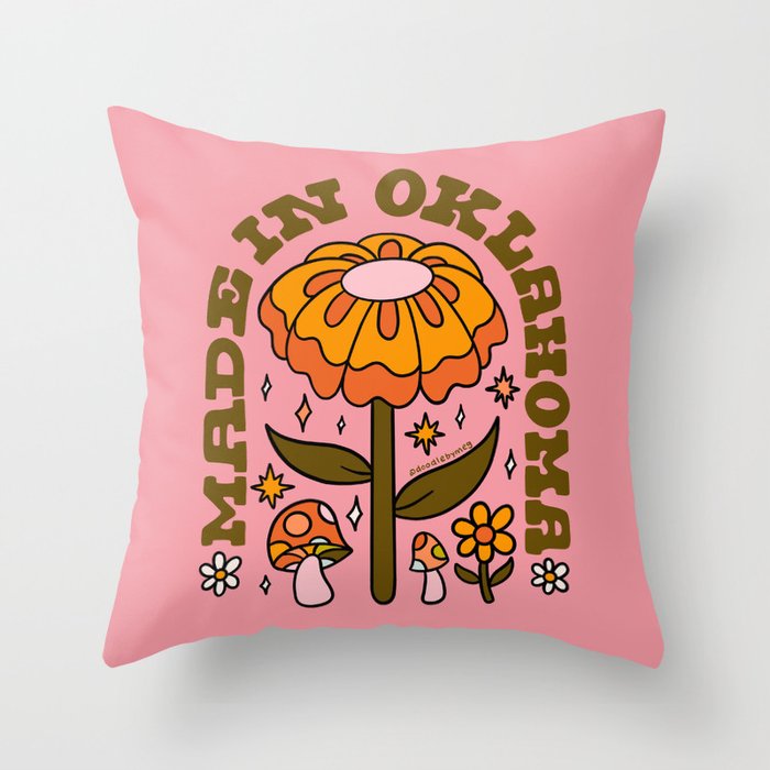 Made In Oklahoma Throw Pillow Gallery Image 6