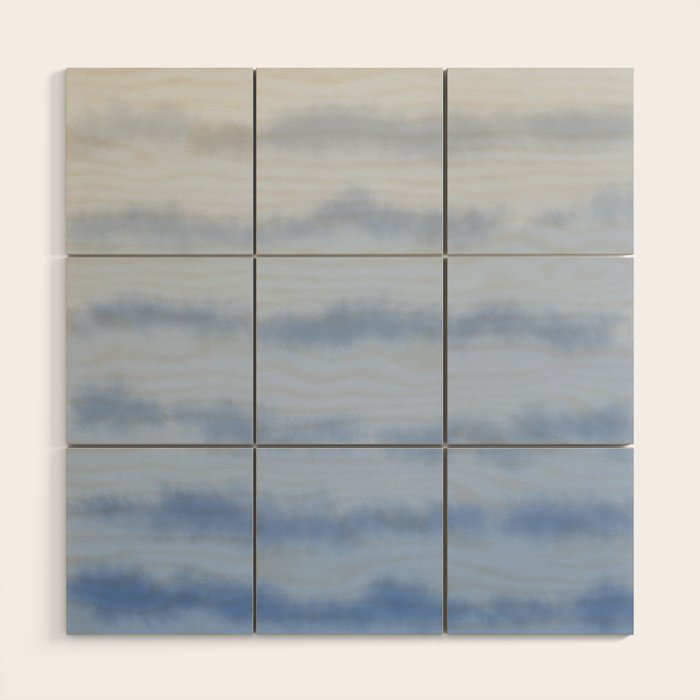 Ombre Ocean Tides - Blue Wood Wall Art Gallery Image 1