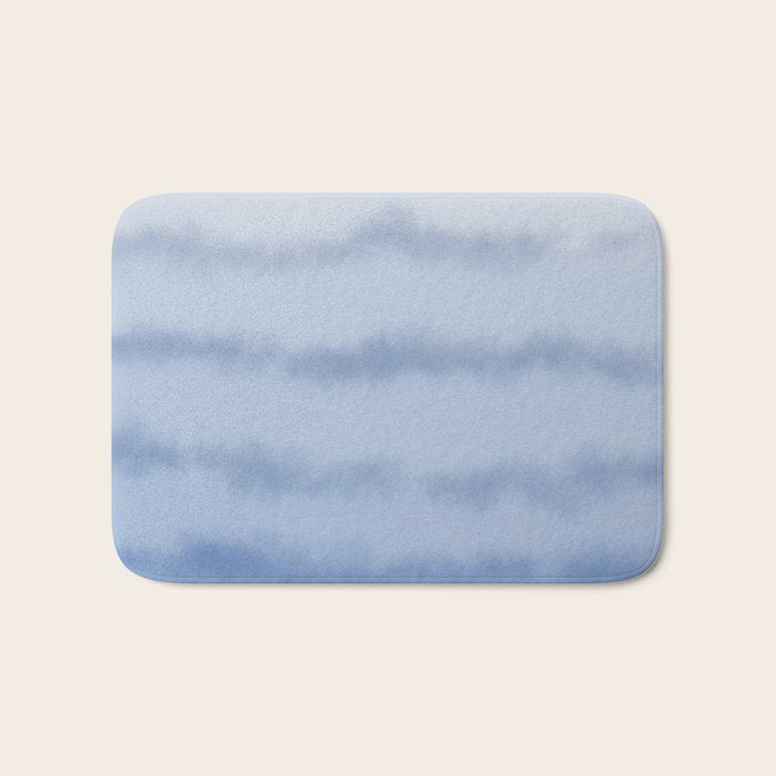 Ombre Ocean Tides - Blue Bath Mat Gallery Image 1