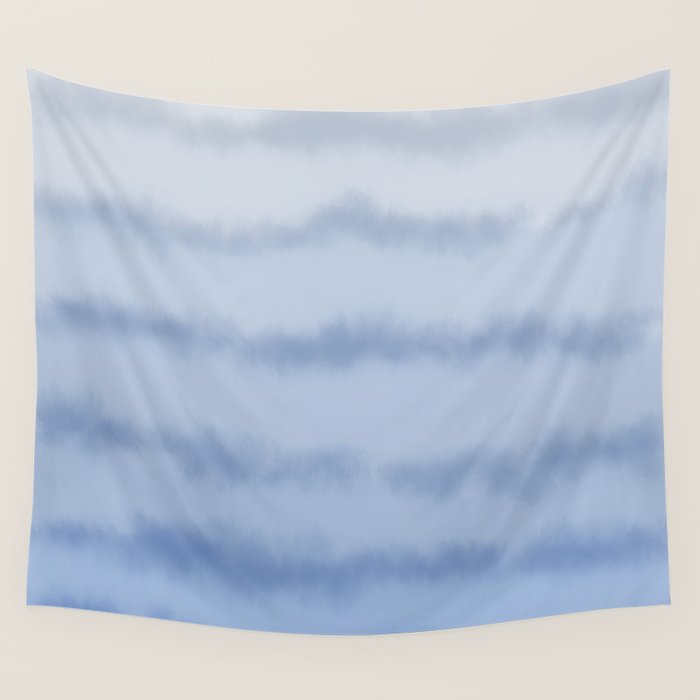Ombre Ocean Tides - Blue Wall Tapestry Gallery Image 4