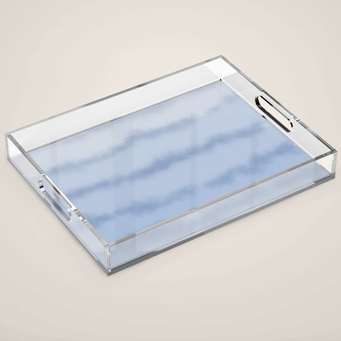 Ombre Ocean Tides - Blue Acrylic Tray Gallery Image 1