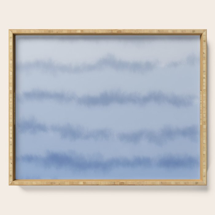 Ombre Ocean Tides - Blue Serving Tray Gallery Image 1