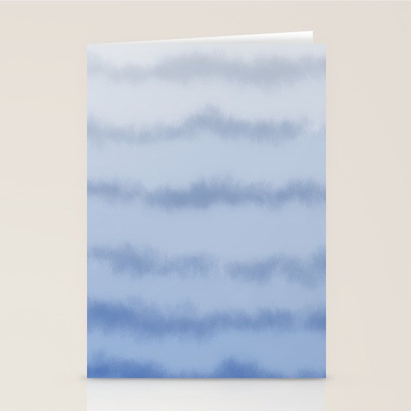 Ombre Ocean Tides - Blue Stationery Card Gallery Image 2