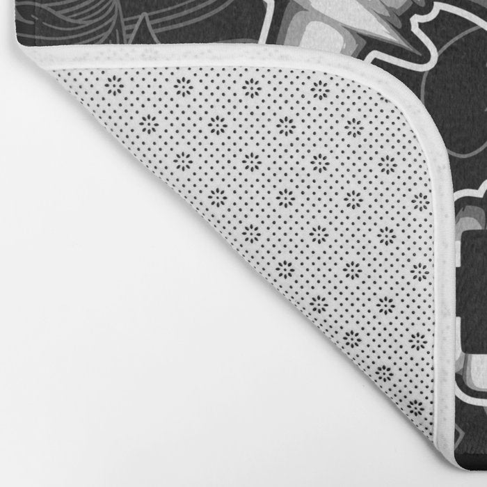Brazilian Jiu-jitsu Chess Kings Bath Mat Gallery Image 2