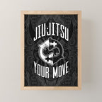 Brazilian Jiu-jitsu Chess Kings Mini Art Print Gallery Image 1