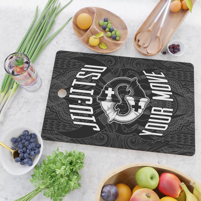 Brazilian Jiu-jitsu Chess Kings Cutting Board Gallery Image 2