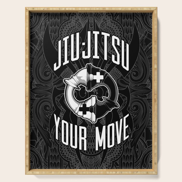 Brazilian Jiu-jitsu Chess Kings Serving Tray Gallery Image 1