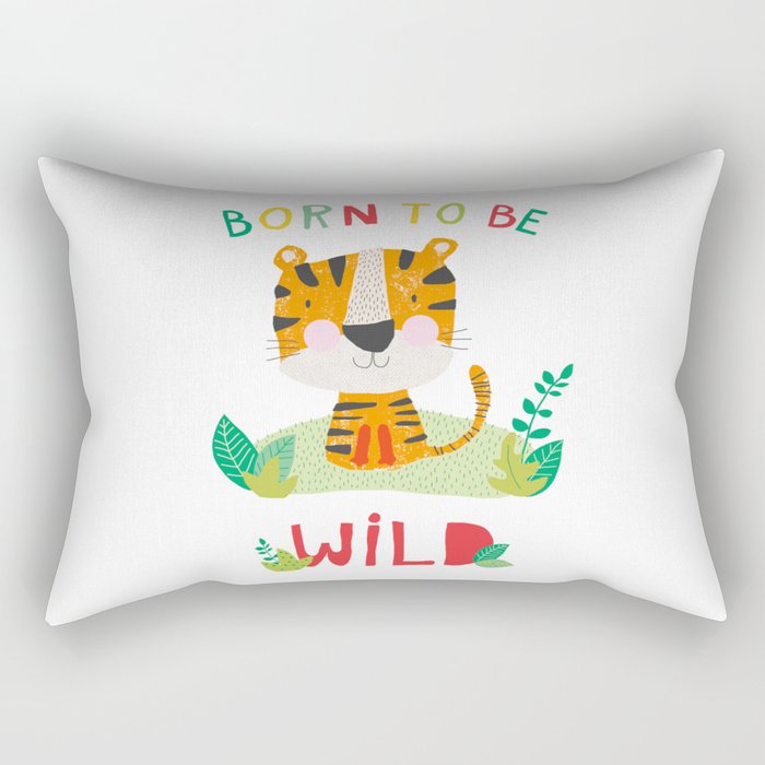 Born to Be Wild Rectangular Pillow Gallery Image 1