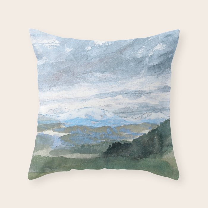 Landscapes in my mind Throw Pillow Gallery Image 6