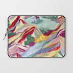 Gouache rainbow landscape Laptop Sleeve Gallery Image 1