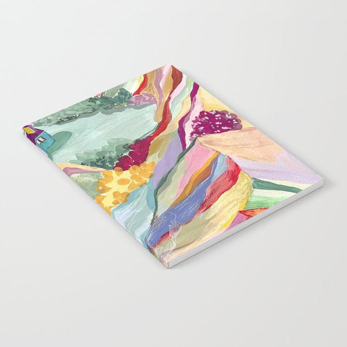 Gouache rainbow landscape Notebook Gallery Image 1