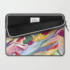 Gouache rainbow landscape Laptop Sleeve Gallery Image 2