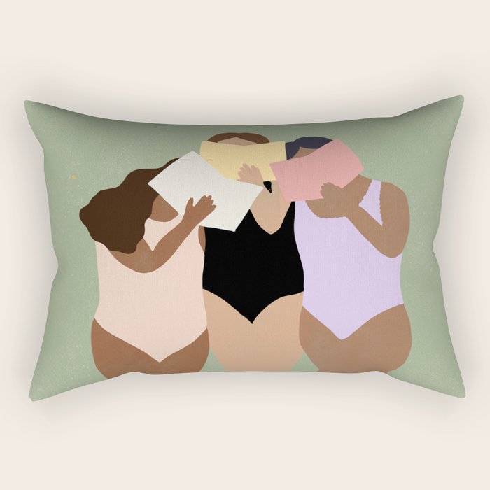 Book Squad Rectangular Pillow Gallery Image 2