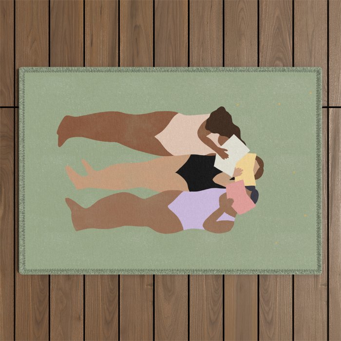 Book Squad Outdoor Rug Gallery Image 1