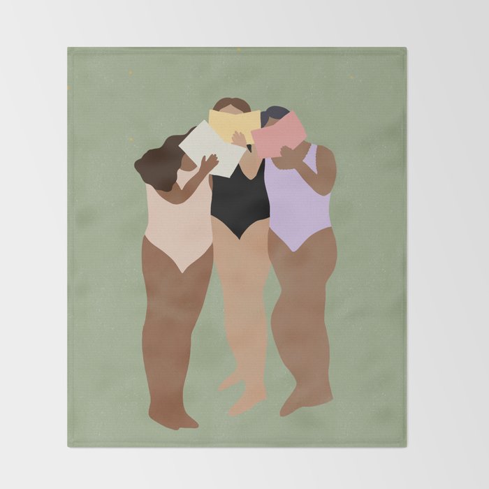 Book Squad Throw Blanket Gallery Image 2