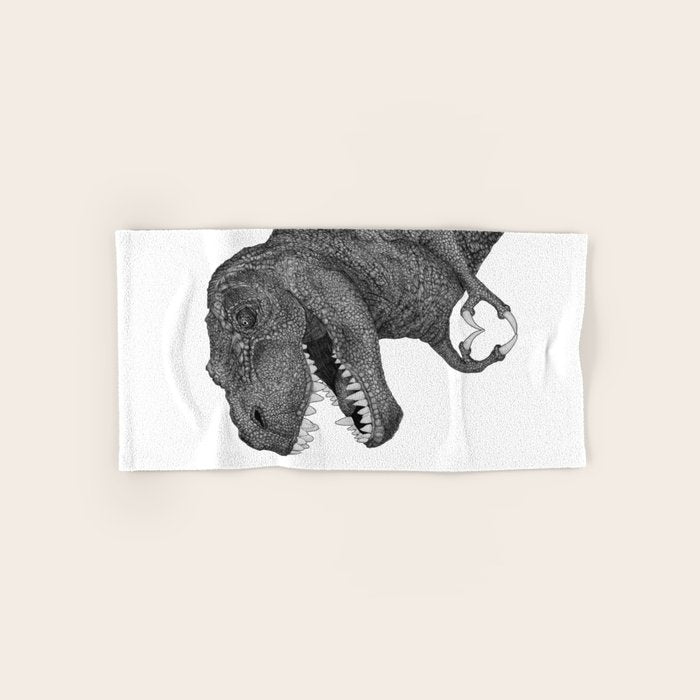 Dino Love Bath Towel Gallery Image 1