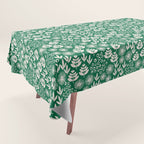 Retro Forest Flora Pattern Tablecloth Gallery Image 1