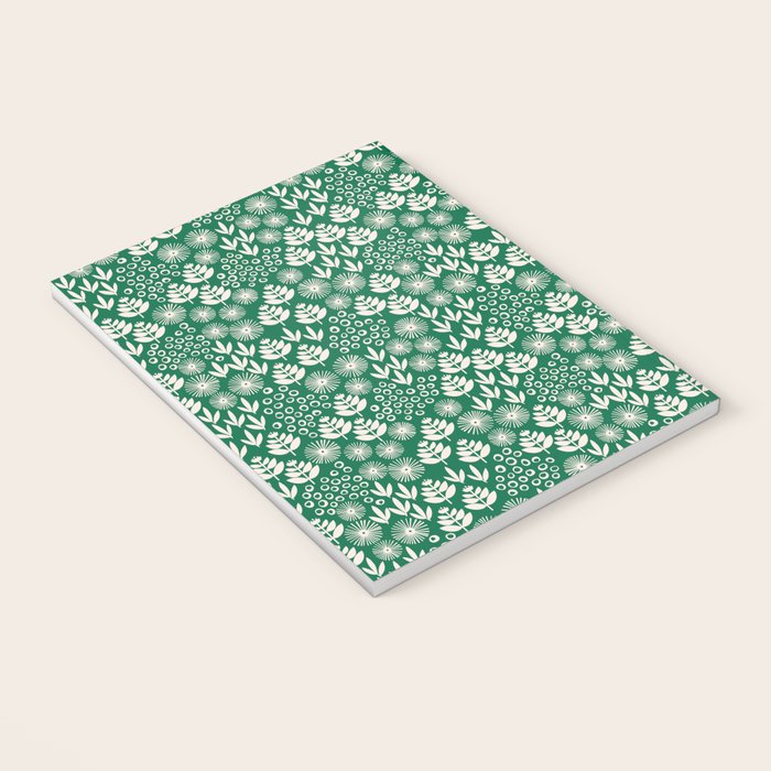 Retro Forest Flora Pattern Notebook Gallery Image 3