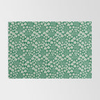 Retro Forest Flora Pattern Rug Gallery Image 2