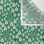Retro Forest Flora Pattern Wall Tapestry Gallery Image 3