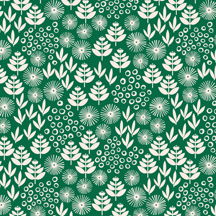 Retro Forest Flora Pattern Coffee Mug Gallery Image 2