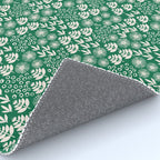 Retro Forest Flora Pattern Rug Gallery Image 4