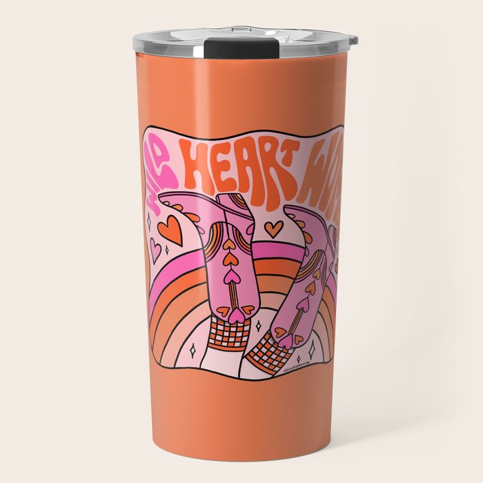 Wild Heart Woman Travel Mug Gallery Image 1