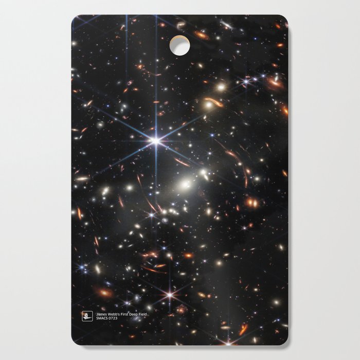 James Webb's First Deep Field (James Webb/JWST) â space poster Cutting Board Gallery Image 1