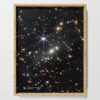 James Webb's First Deep Field (James Webb/JWST) â space poster Serving Tray Gallery Image 1