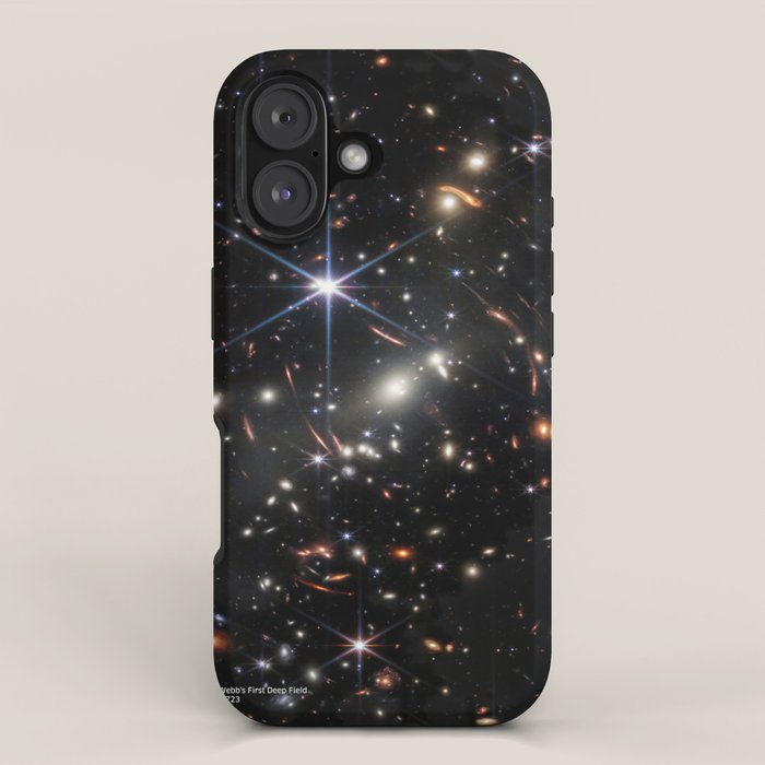 James Webb's First Deep Field (James Webb/JWST) â space poster iPhone Case Gallery Image 1