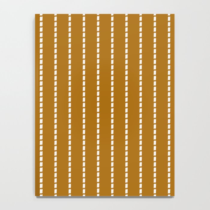 Dashed Lines (Golden Brown) Notebook Gallery Image 4