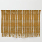 Dashed Lines (Golden Brown) Wall Hanging Gallery Image 1